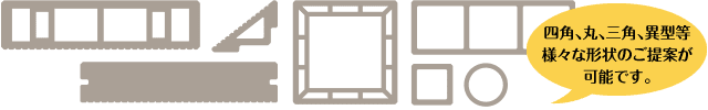 図：断面形状